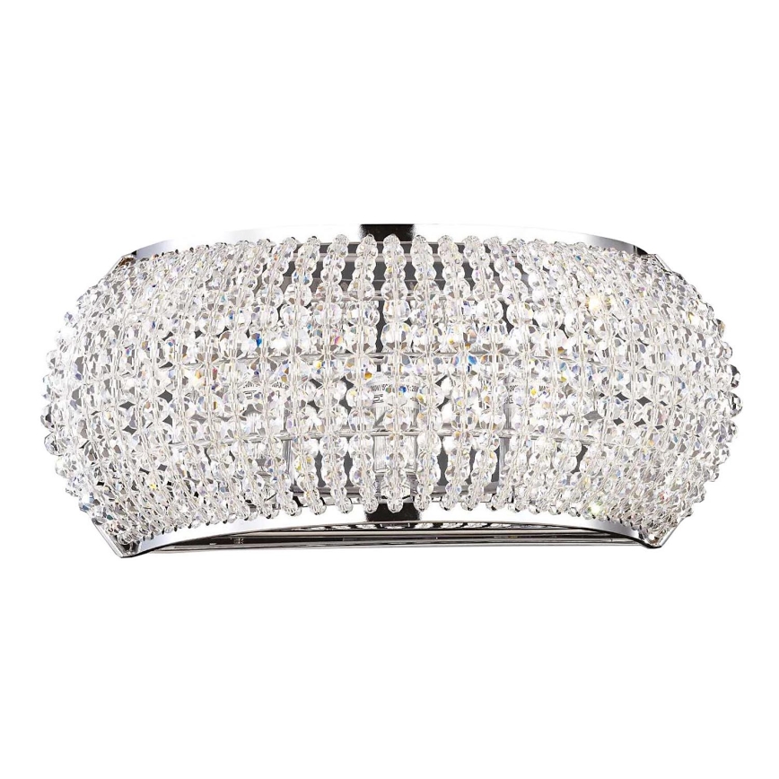 Ideal Lux - LED Kristallen wandlamp PASHA 3xG9/3W/230V glanzend chroom