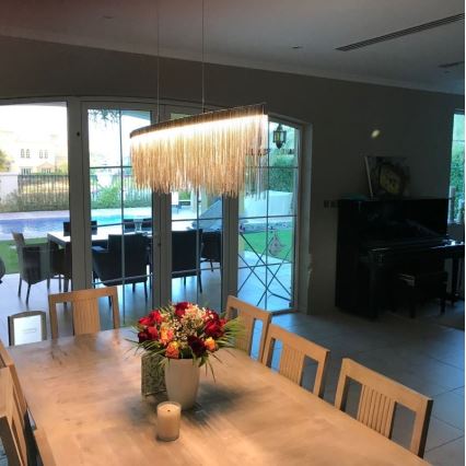Ideal Lux - LED Kroonluchter aan een streng VERSUS LED / 43,2W / 230V
