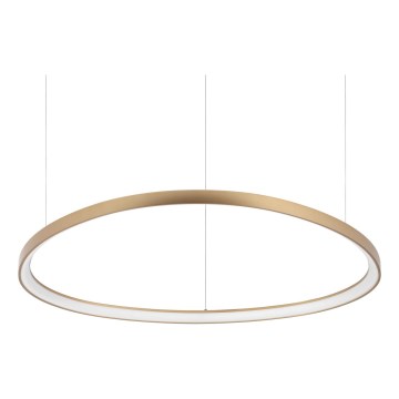 Ideal Lux - LED-kroonluchter aan kabel GEMINI LED/78W/230V 2700K Ø 105 cm CRI 90 messing