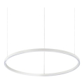 Ideal Lux - LED-kroonluchter aan kabel ORACLE SLIM LED/37W/230V 3000K CRI 90 Ø 70 cm wit