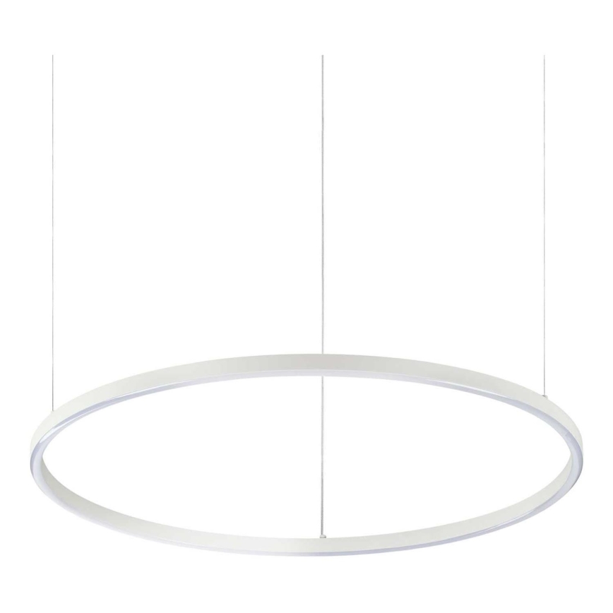 Ideal Lux - LED-kroonluchter aan kabel ORACLE SLIM LED/37W/230V 3000K CRI 90 Ø 70 cm wit
