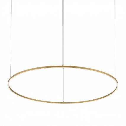 Ideal Lux - LED-hanglamp aan kabel ORACLE SLIM LED/37W/230V 4000K CRI 90 Ø 70 cm goud