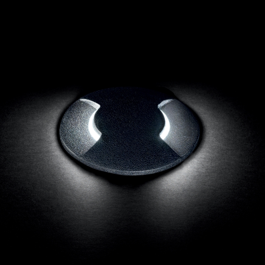 Ideal Lux - LED opritlamp voor buiten CECI 1xGU10/4,5W/230V IP67 zwart