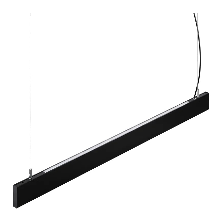 Ideal Lux - LED-pendel aan kabel STEEL LED/29W/230V 4000K CRI 90 120 cm zwart
