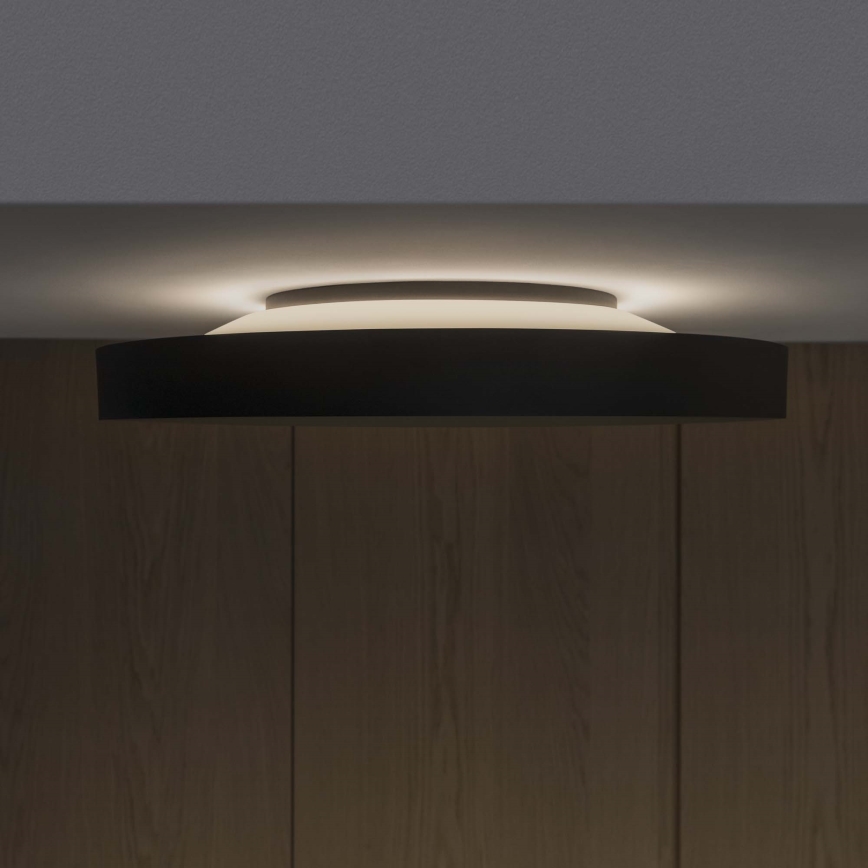 Ideal Lux - LED Plafondlamp FLY LED/26W/230V 2700K diameter 45 cm CRI 90 IP40 zwart