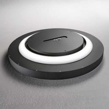 Ideal Lux - LED Plafondlamp FLY LED/26W/230V 2700K diameter 45 cm CRI 90 IP40 zwart