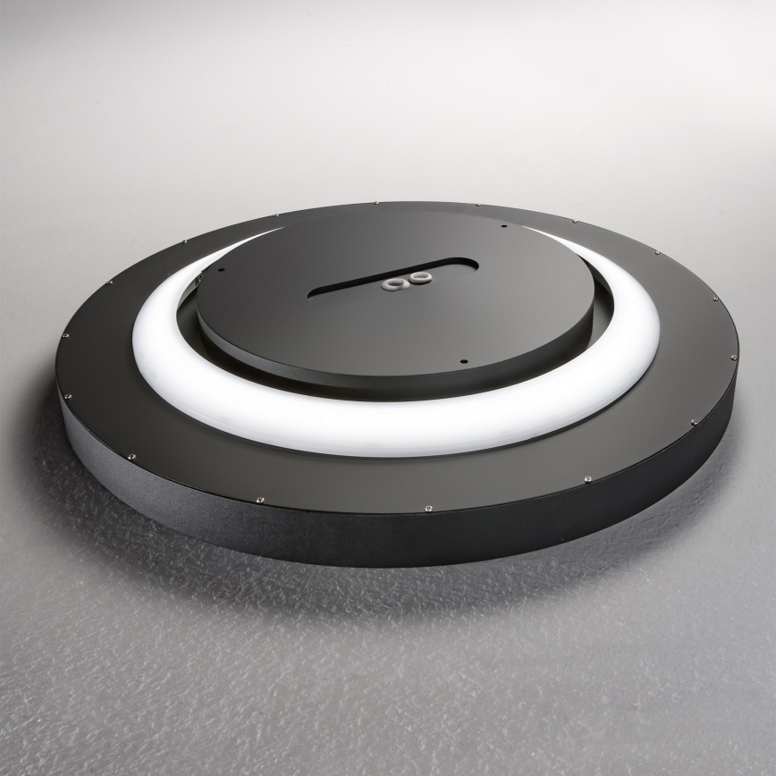 Ideal Lux - LED Plafondlamp FLY LED/26W/230V 2700K diameter 45 cm CRI 90 IP40 zwart