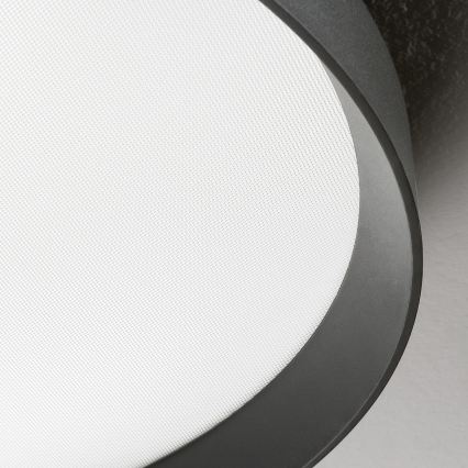 Ideal Lux - LED Plafondlamp FLY LED/26W/230V 2700K diameter 45 cm CRI 90 IP40 zwart