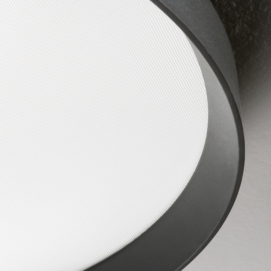 Ideal Lux - LED Plafondlamp FLY LED/26W/230V 2700K diameter 45 cm CRI 90 IP40 zwart