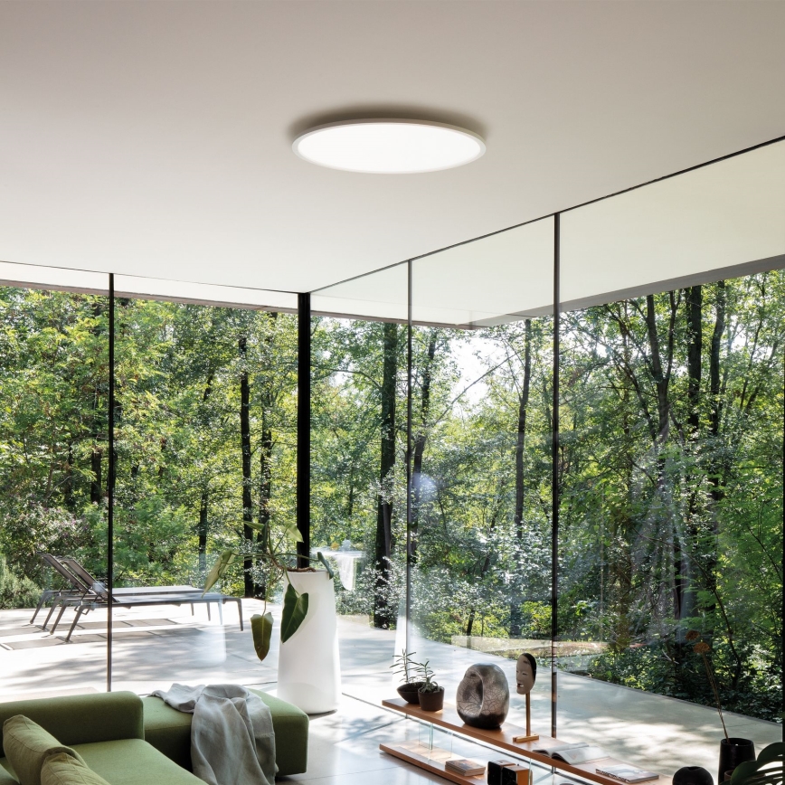 Ideal Lux - LED Plafondlamp FLY LED/68W/230V 2700K diameter 90 cm CRI 90 IP40 wit