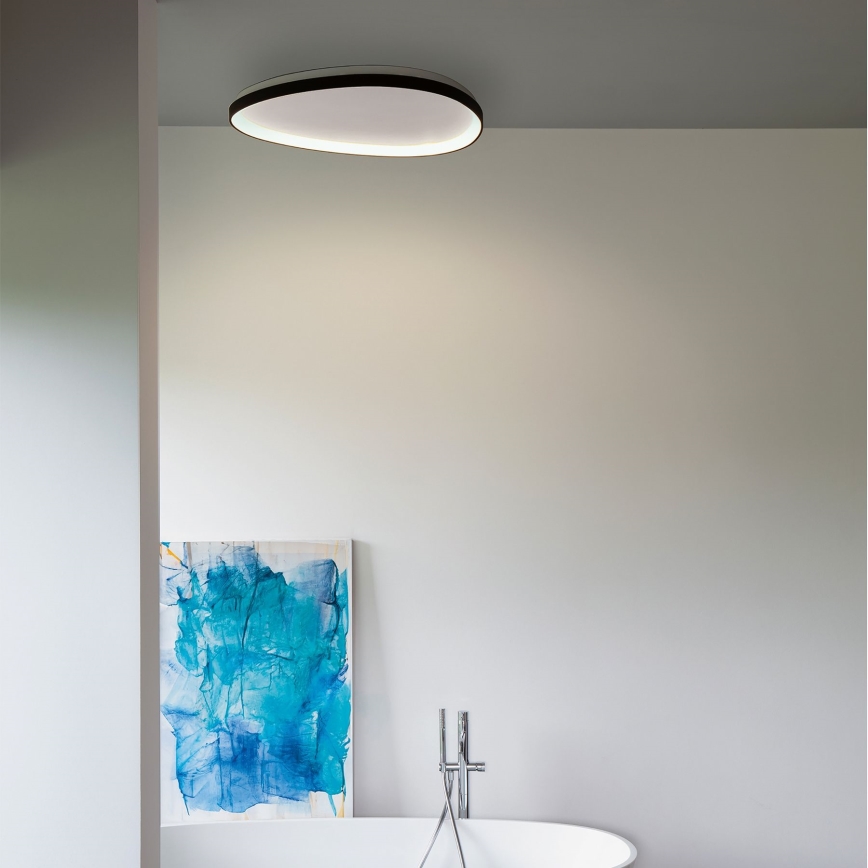 Ideal Lux - LED Plafondlamp GEMINI LED/42W/230V diameter 81 cm CRI 90 zwart