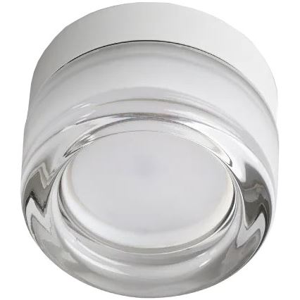 Ideal Lux - LED plafondlamp voor badkamer LOLLY 1xGX53/9W/230V Ø 10,5 cm IP44 wit/helder