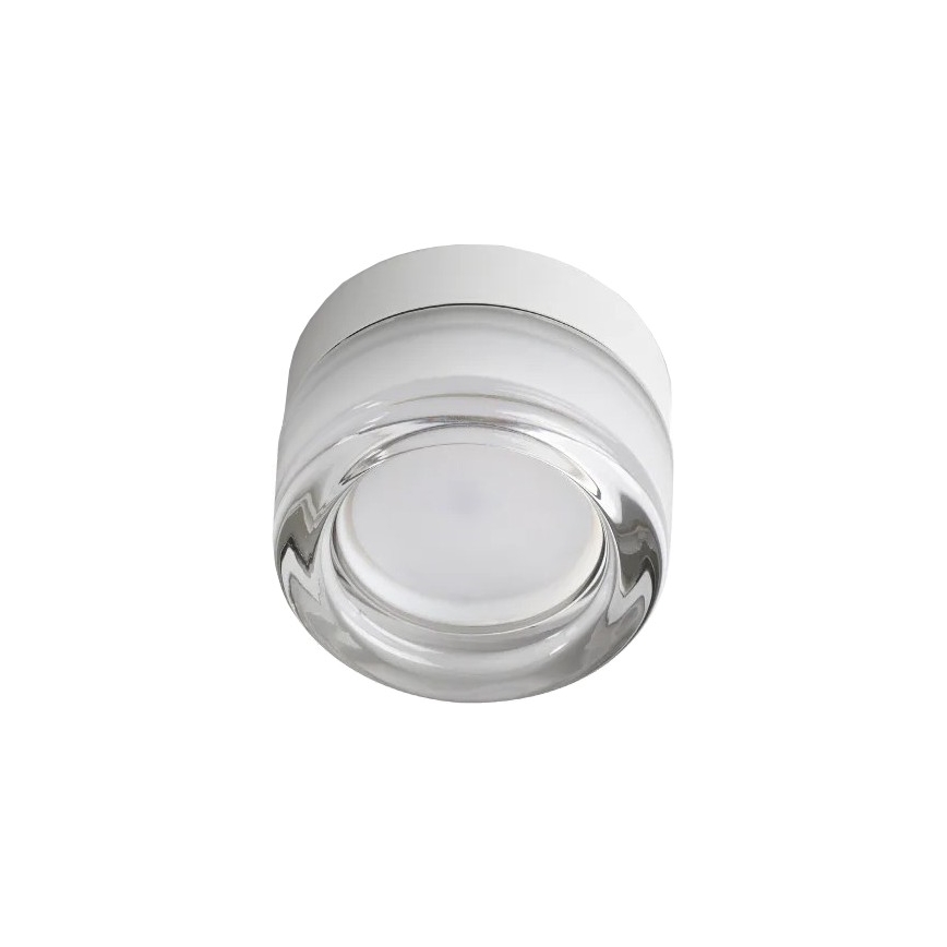 Ideal Lux - LED plafondlamp voor badkamer LOLLY 1xGX53/9W/230V Ø 10,5 cm IP44 wit/helder
