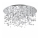 Ideal Lux - LED-plafondlamp NEVE 15xG9/3W/230V Ø 80 cm glanzend chroom