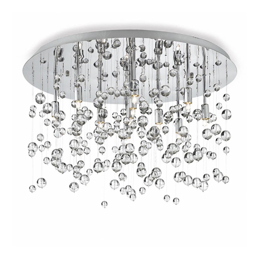 Ideal Lux - LED Plafondlamp NEVE 8xG9/3W/230V diameter 40,5 cm glanzend chroom