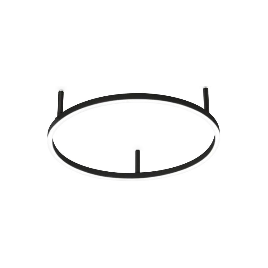 Ideal Lux - LED-plafonnière ORACLE SLIM LED/29W/230V 2700K CRI 90 Ø 50 cm zwart