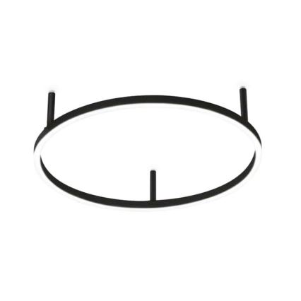 Ideal Lux - LED-plafondlamp ORACLE SLIM 29W/230V 3000K CRI 90 Ø50 cm zwart