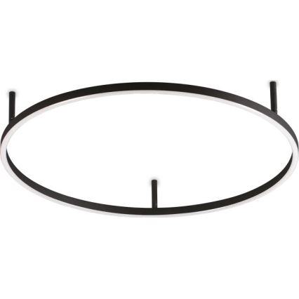 Ideal Lux - LED Plafondlamp ORACLE SLIM LED/37W/230V 4000K diameter 70 cm zwart
