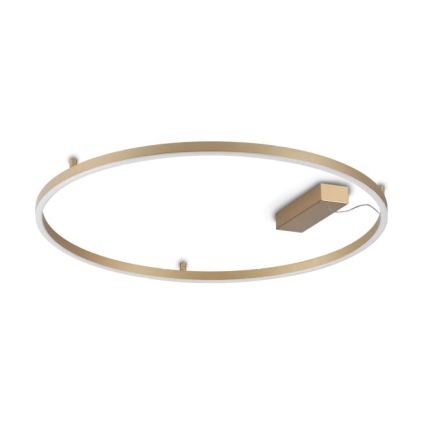 Ideal Lux - LED plafondlamp ORACLE SLIM LED/37W/230V 3000K CRI 90 Ø 70 cm goud