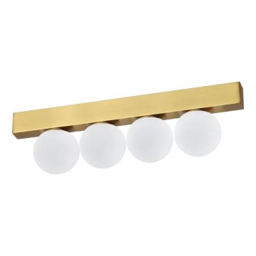 Ideal Lux - LED Plafondlamp PING PONG 4xLED/3W/230V CRI 90 messing