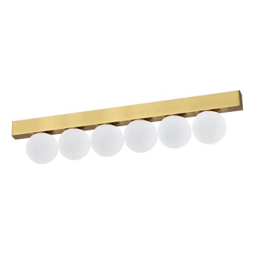 Ideal Lux - LED Plafondlamp PING PONG 6xLED/3W/230V CRI 90 messing
