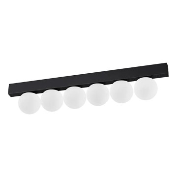 Ideal Lux - LED Plafondlamp PING PONG 6xLED/3W/230V CRI 90 zwart