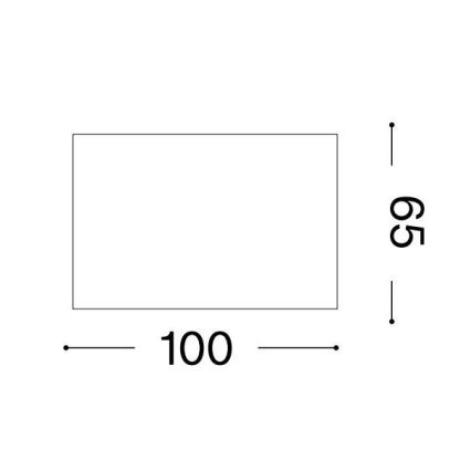 Ideal Lux - LED Plafondlamp SPIKE 1xGX53/9W/230V goud