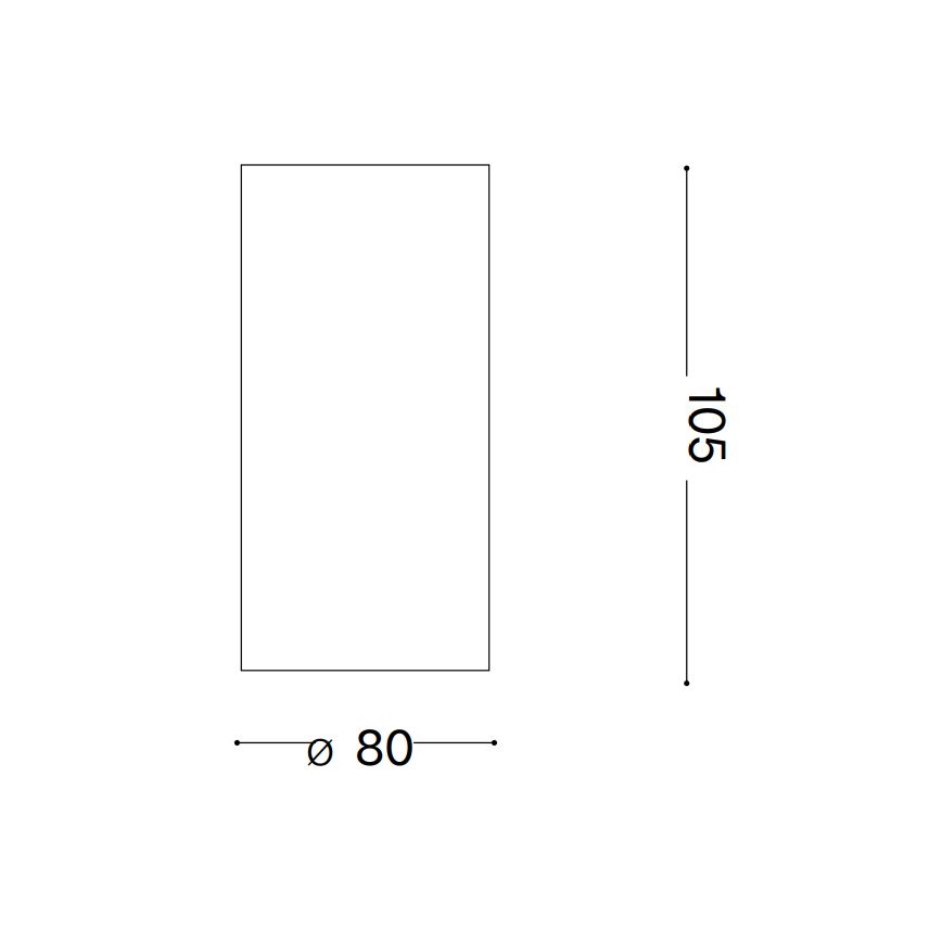 Ideal Lux - LED spot NITRO LED/10W/230V diameter 8 cm CRI 90 wit