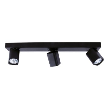 Ideal Lux - LED-spot RUDY 3xGU10/7W/230V CRI 90 zwart