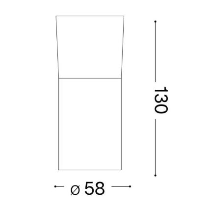 Ideal Lux - LED spot TOBY 1xGU10/7W/230V CRI 90 wit