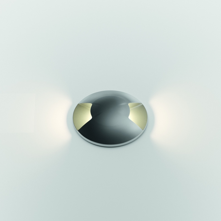 Ideal Lux - LED Spot voor oprit ROCKET LED/2W/24V CRI 90 IP68 mat chroom