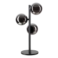 Ideal Lux - LED tafellamp PERLAGE 3xG9/3W/230V zwart/rookzwart