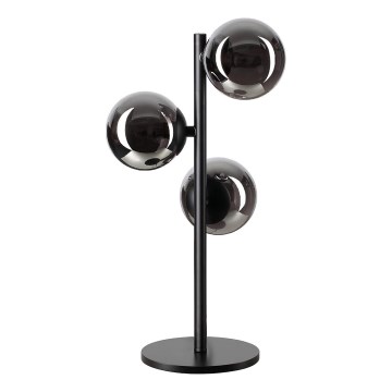 Ideal Lux - LED tafellamp PERLAGE 3xG9/3W/230V zwart/rookzwart