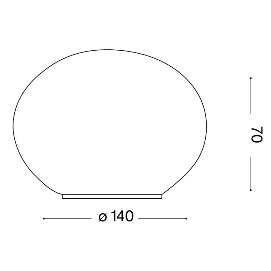 Ideal Lux - LED tafellamp SMARTIES 1xG9/3W/230V Ø 14 cm wit