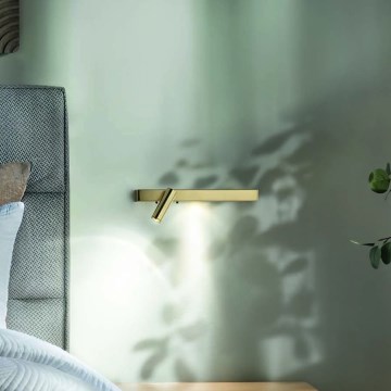 Ideal Lux - LED wand verlichting BONNE LED/6,5W/230V CRI 90 goud