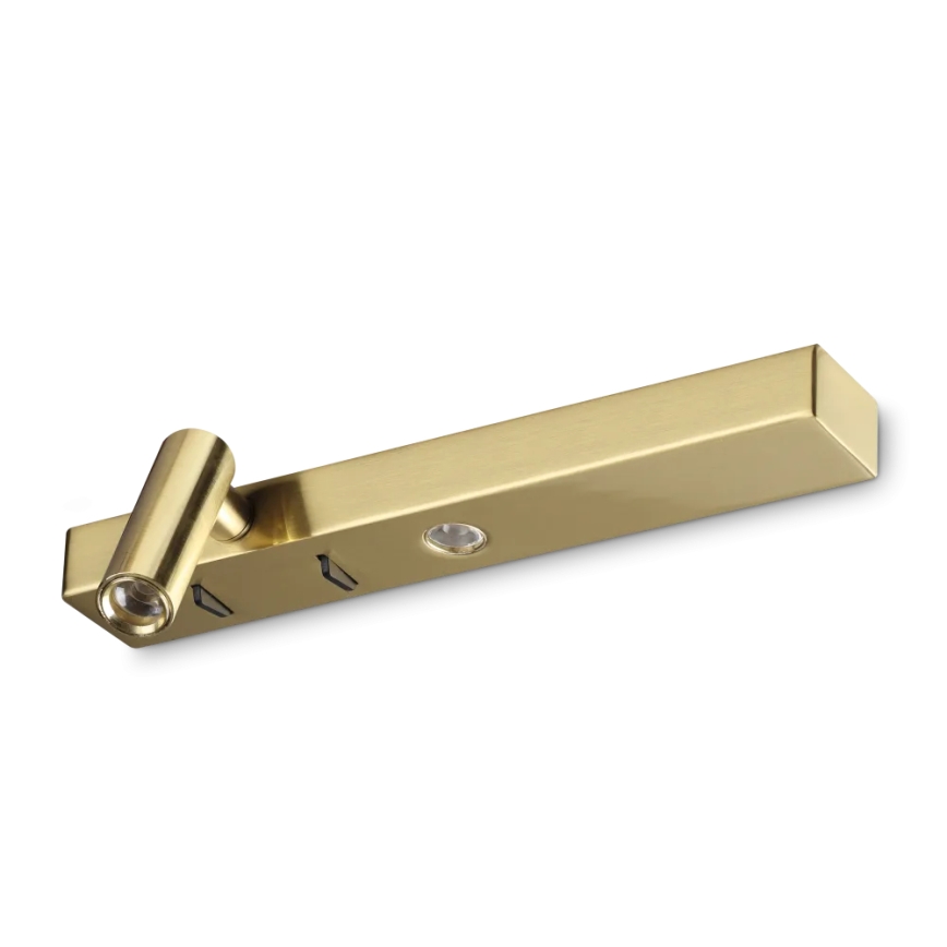 Ideal Lux - LED wand verlichting BONNE LED/6,5W/230V CRI 90 goud
