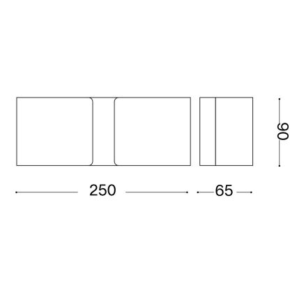 Ideal Lux - LED wand verlichting CLIP 2xG9/3W/230V bruin
