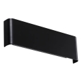 Ideal Lux - LED wand verlichting DELTA LED/10W/230V 3000K 30 cm CRI 90 zwart