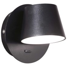 Ideal Lux - LED wand verlichting GIM LED/6W/230V zwart
