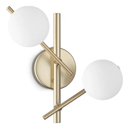 Ideal Lux - LED-wandlamp ATLAS 2xG9/3W/230V goud