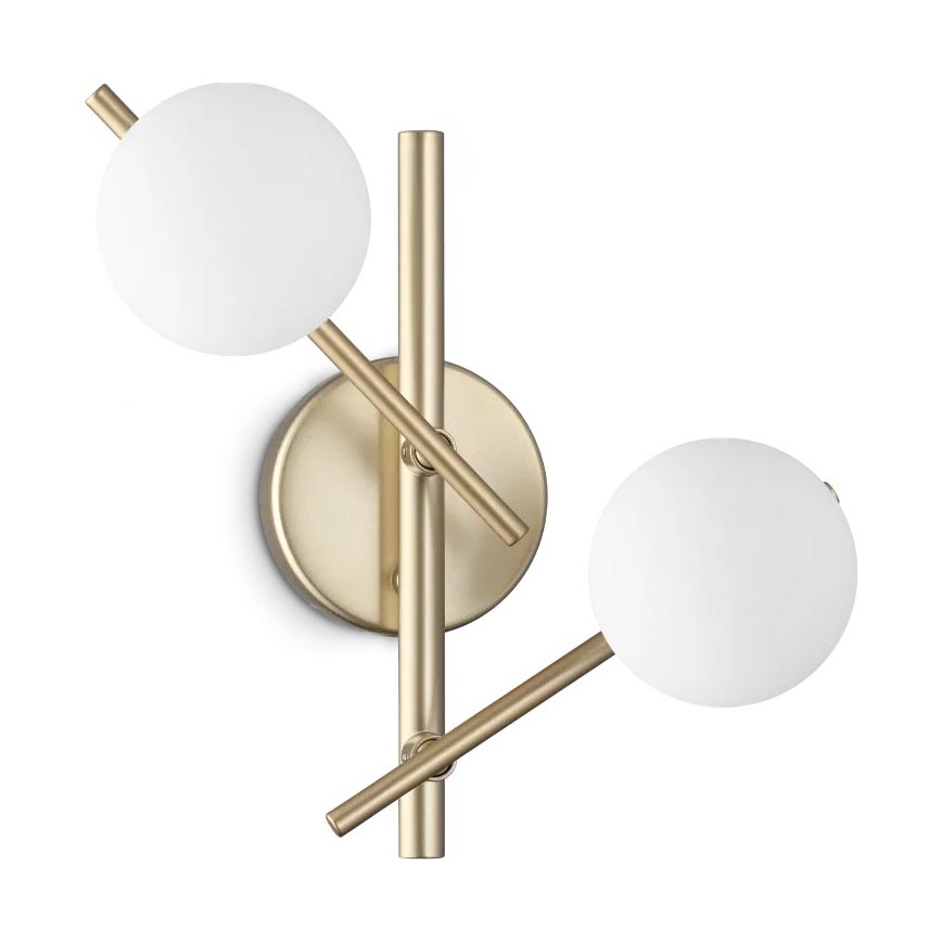 Ideal Lux - LED-wandlamp ATLAS 2xG9/3W/230V goud