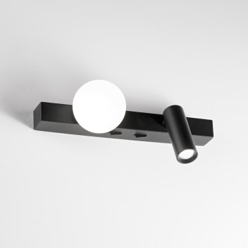 Ideal Lux - LED Wandlamp BINOMIO 2xLED/3W/230V CRI 90 zwart