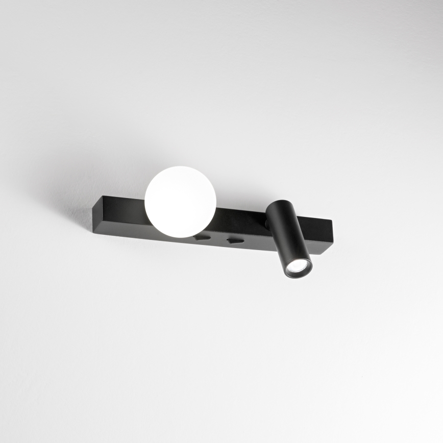 Ideal Lux - LED Wandlamp BINOMIO 2xLED/3W/230V CRI 90 zwart