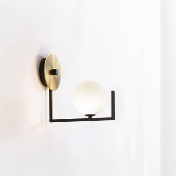 Ideal Lux - LED Wandlamp BIRDS 1xG9/3W/230V zwart/goud