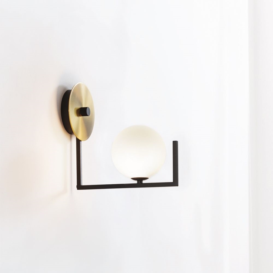 Ideal Lux - LED Wandlamp BIRDS 1xG9/3W/230V zwart/goud