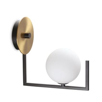 Ideal Lux - LED Wandlamp BIRDS 1xG9/3W/230V zwart/goud