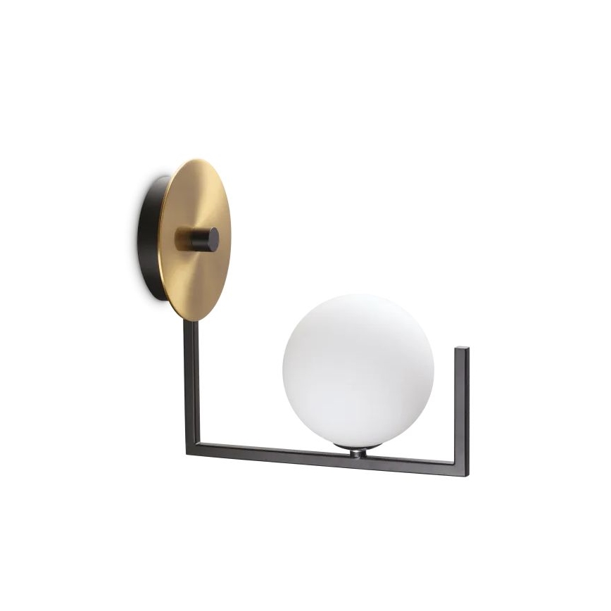 Ideal Lux - LED Wandlamp BIRDS 1xG9/3W/230V zwart/goud