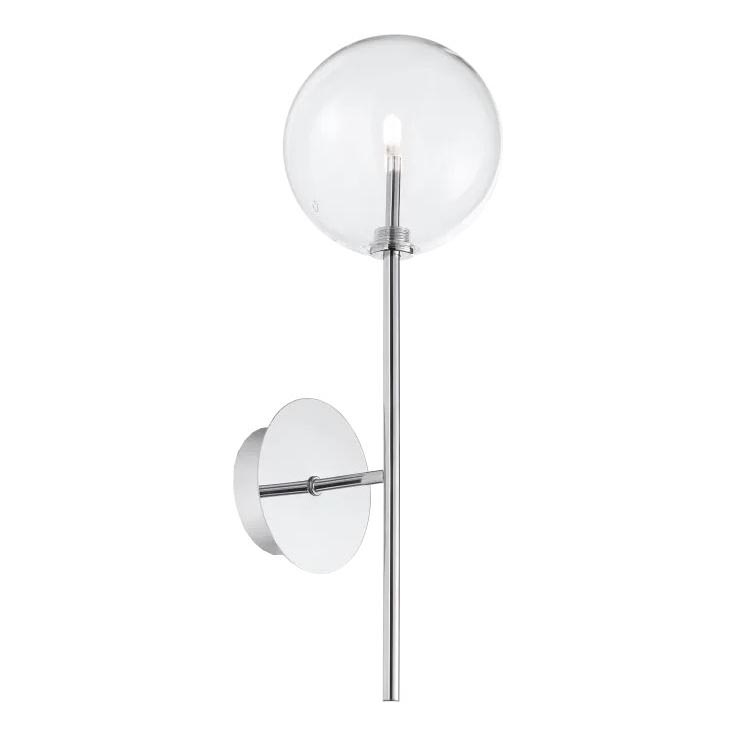 Ideal Lux - LED Wandlamp EQUINOXE 1xG4/2W/230V glanzend chroom/doorzichtig