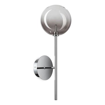 Ideal Lux - LED Wandlamp EQUINOXE 1xG4/2W/230V glanzend chroom/gerookt