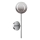 Ideal Lux - LED Wandlamp EQUINOXE 1xG4/2W/230V glanzend chroom/gerookt
